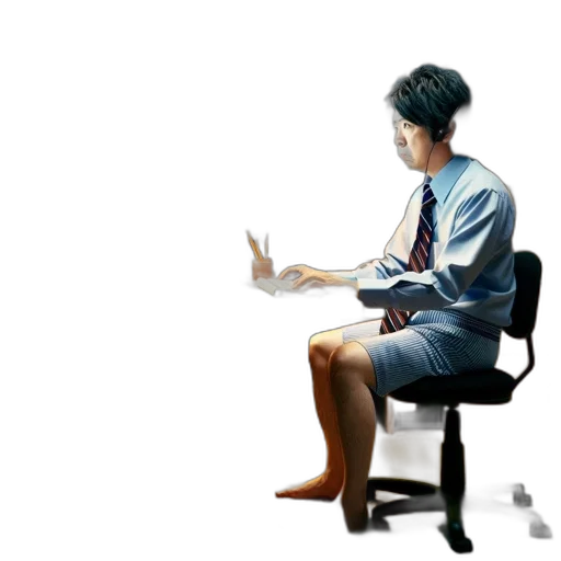 staff, furniture, 3d render, photorealistic transparent PNG cut-out