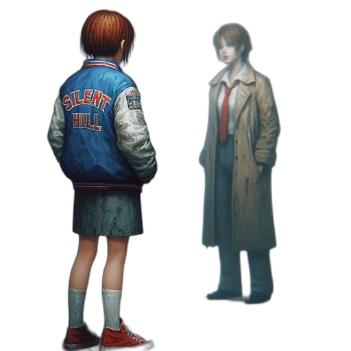 jacket, concept art, pixel art, photorealistic transparent PNG cut-out