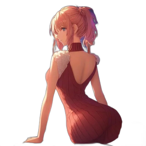 dress, creature, crown, robot transparent PNG cut-out