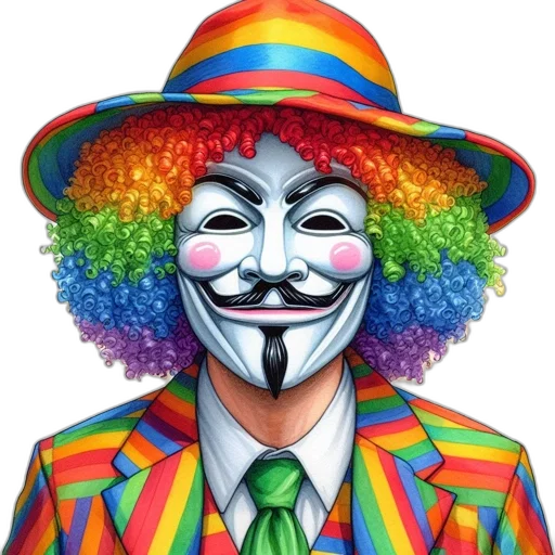 mask, face, hat, comic book art transparent PNG cut-out