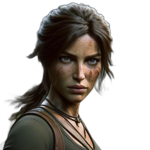 face, concept art, fantasy art, photorealistic transparent PNG cut-out