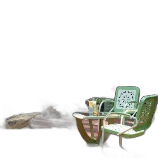 furniture, robot, 3d render, concept art transparent PNG cut-out