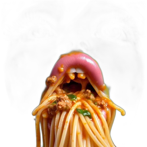 food, creature, face, animal transparent PNG cut-out