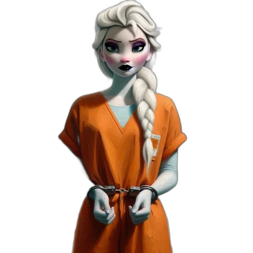 staff, dress, jewelry, face transparent PNG cut-out