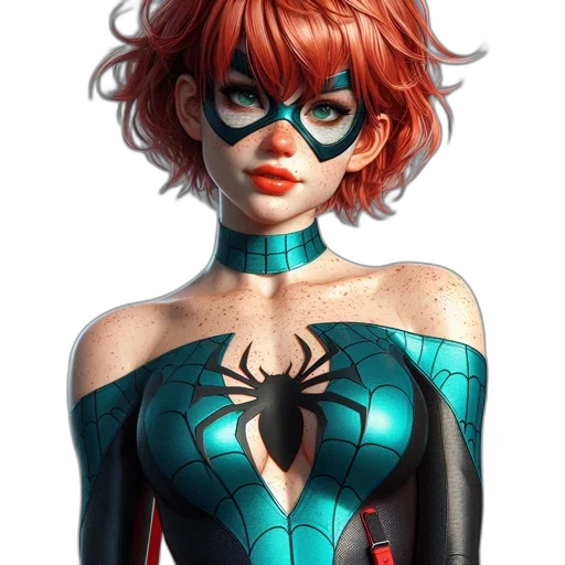 dress, mask, comic book art, concept art transparent PNG cut-out