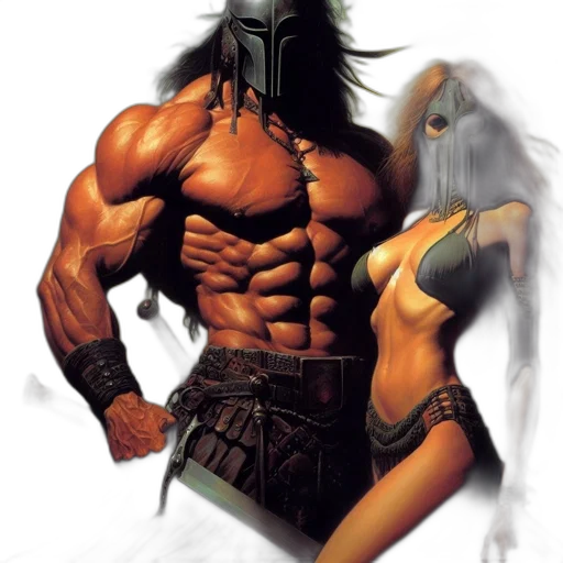 sword, mask, weapon, comic book art transparent PNG cut-out