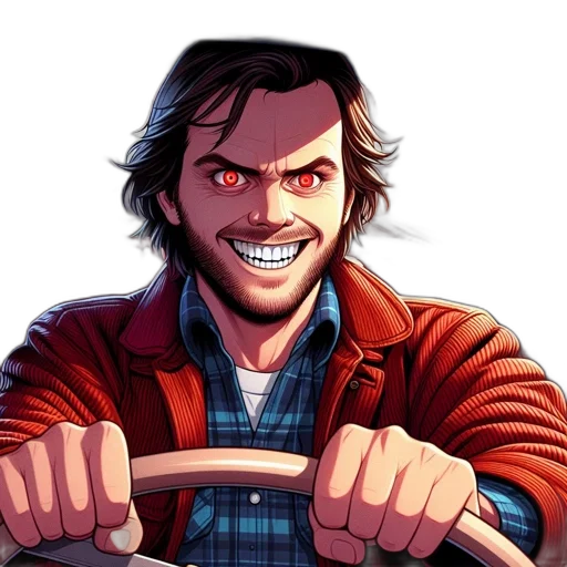 jacket, face, weapon, creature transparent PNG cut-out