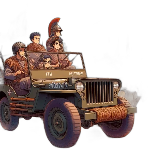car, weapon, concept art, pixel art transparent PNG cut-out