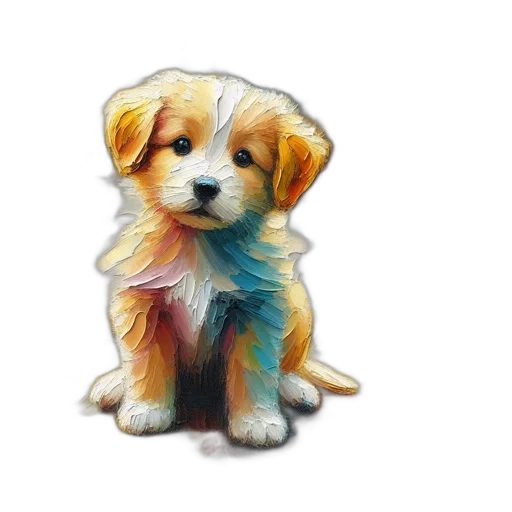 animal, creature, watercolor, oil painting transparent PNG cut-out