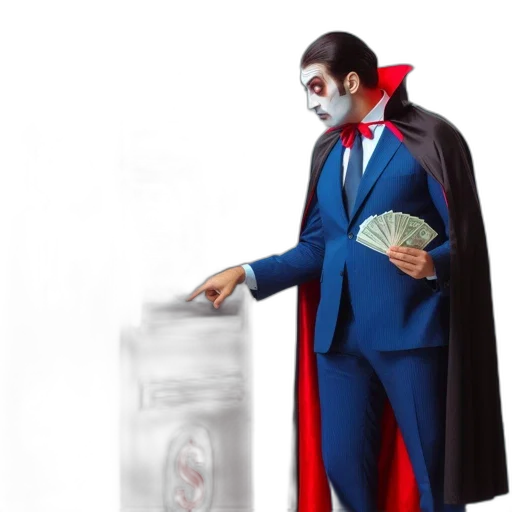 mask, concept art, individual, dracula-inspired transparent PNG cut-out
