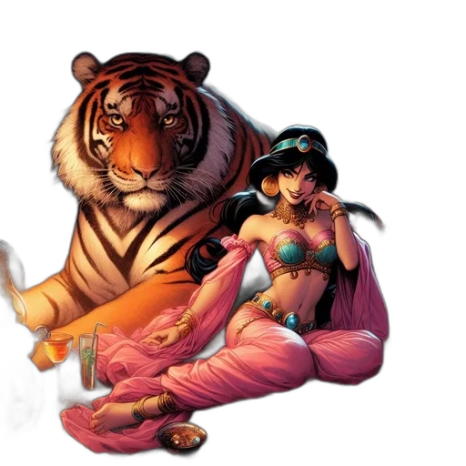 fantasy art, concept art, comic book art, pixel art transparent PNG cut-out