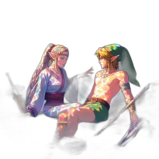 sword, weapon, dress, pixel art transparent PNG cut-out