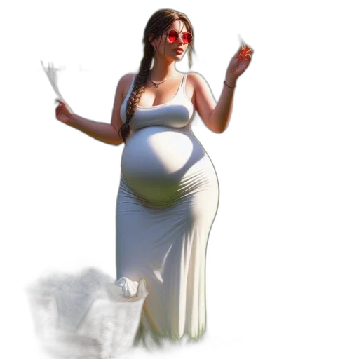 dress, concept art, 3d render, photorealistic transparent PNG cut-out