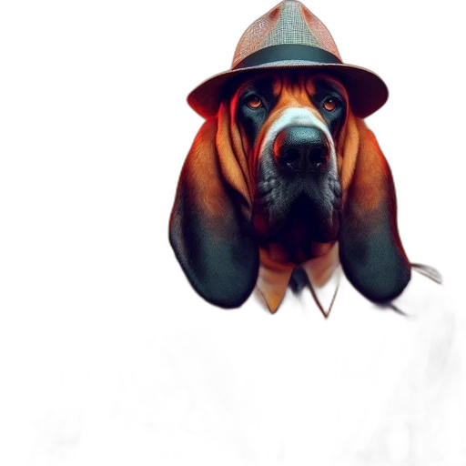 hat, animal, staff, face transparent PNG cut-out