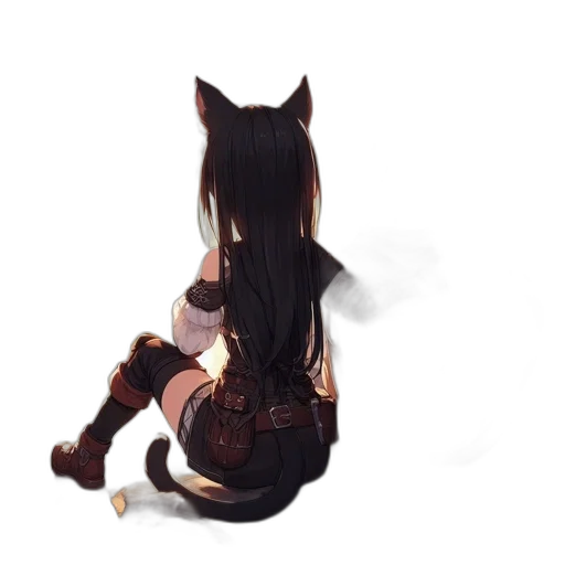 dress, staff, mask, creature transparent PNG cut-out