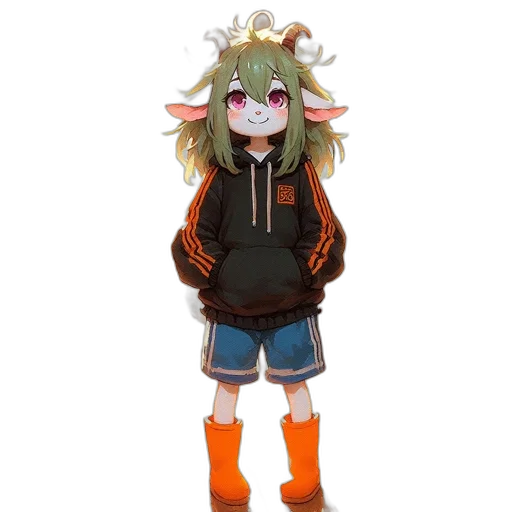 creature, jacket, animal, hat transparent PNG cut-out