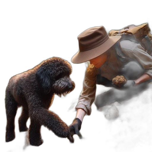 animal, hat, creature, staff transparent PNG cut-out