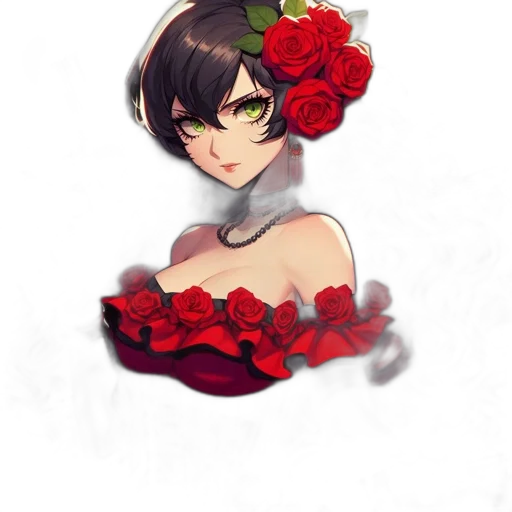 flower, crown, dress, mask transparent PNG cut-out