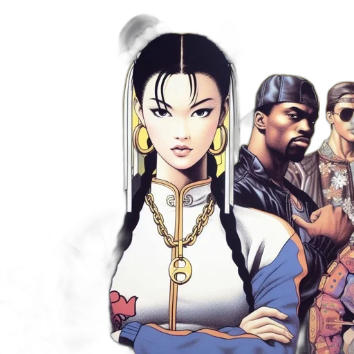 comic book art, concept art, fantasy art, anime transparent PNG cut-out