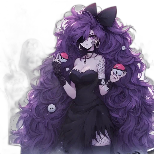 dress, mask, staff, pixel art transparent PNG cut-out