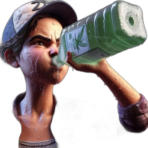 bottle, face, weapon, food transparent PNG cut-out