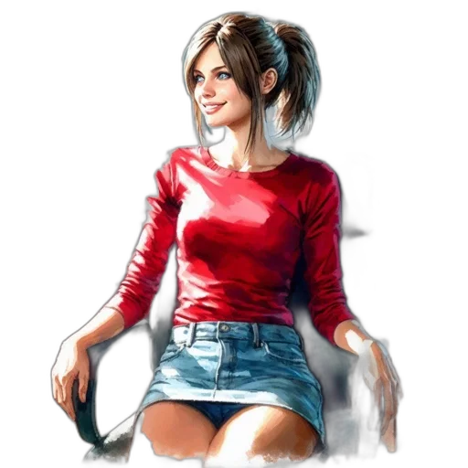 dress, face, staff, jacket transparent PNG cut-out