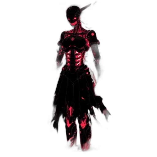 creature, robot, dress, mask transparent PNG cut-out