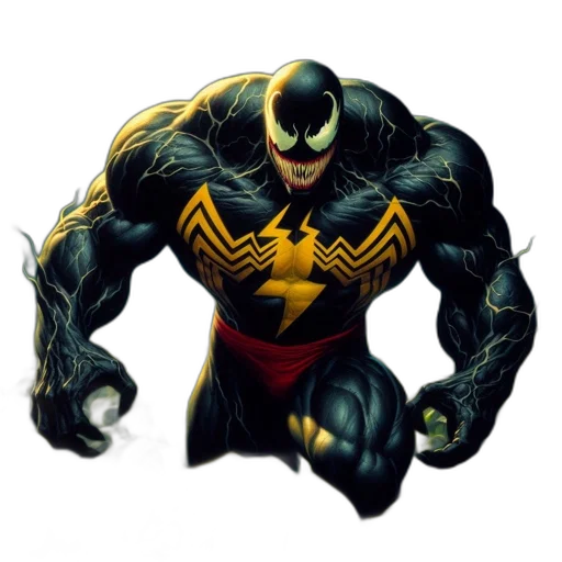 comic book art, concept art, muscular, character transparent PNG cut-out