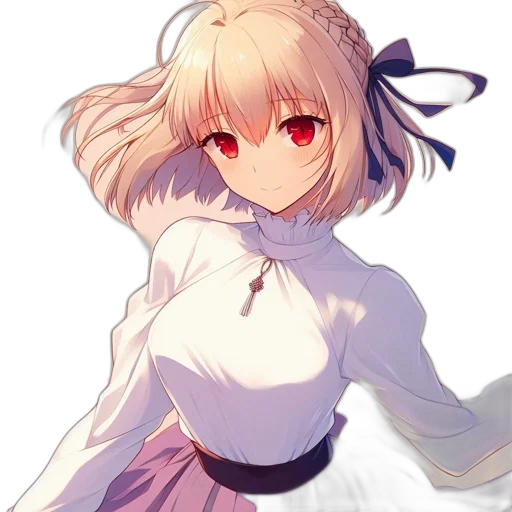 dress, staff, dragon, flower transparent PNG cut-out