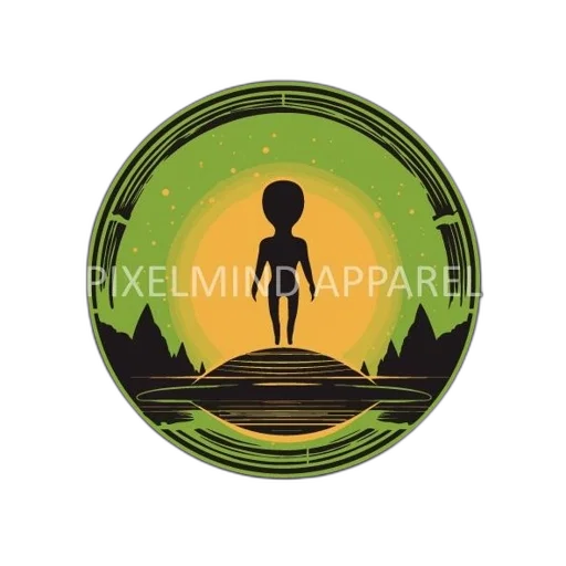 jacket, outer space, circular, logo transparent PNG cut-out