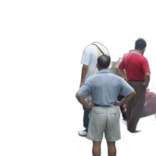 staff, umbrella, car, hair transparent PNG cut-out