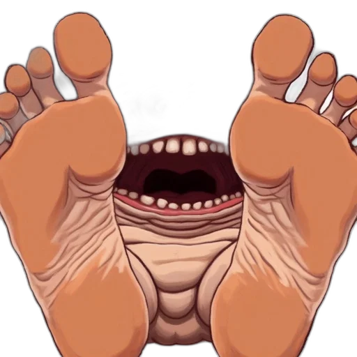 shoes, creature, face, mask transparent PNG cut-out