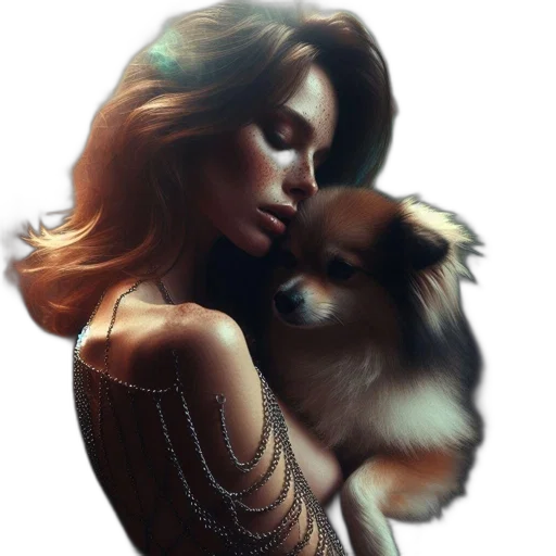 jewelry, animal, photorealistic, fantasy art transparent PNG cut-out
