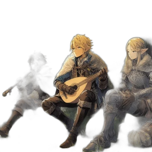 weapon, sword, concept art, watercolor transparent PNG cut-out