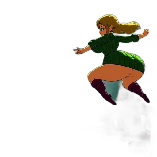 dress, concept art, pixel art, comic book art transparent PNG cut-out