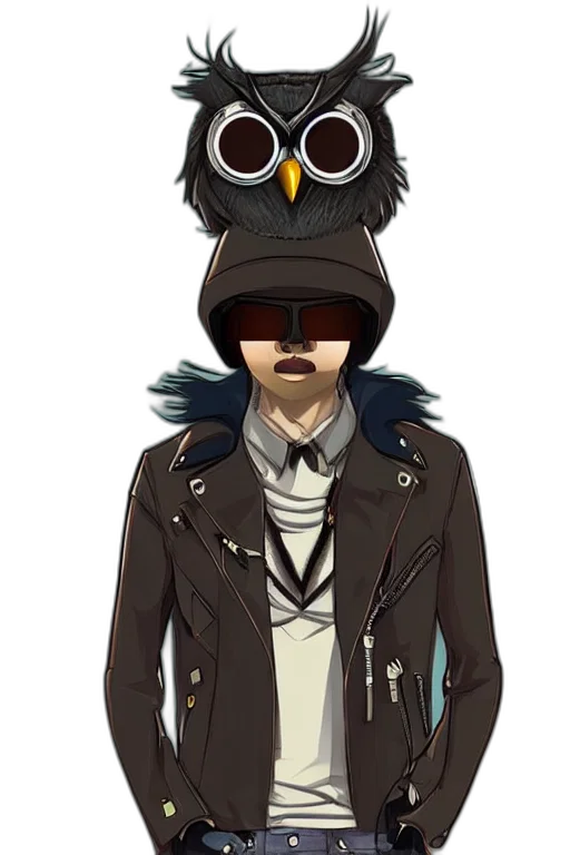 jacket, mask, hat, staff transparent PNG cut-out