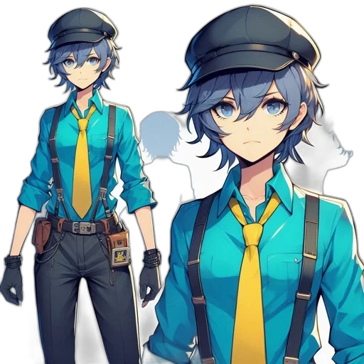 staff, hat, concept art, anime transparent PNG cut-out