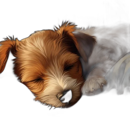 animal, photorealistic, watercolor, oil painting transparent PNG cut-out