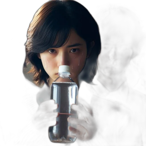 bottle, robot, face, weapon transparent PNG cut-out