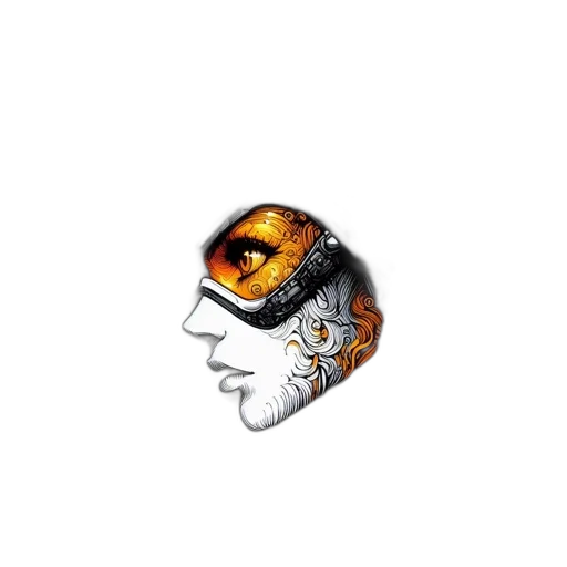 face, mask, jewelry, robot transparent PNG cut-out