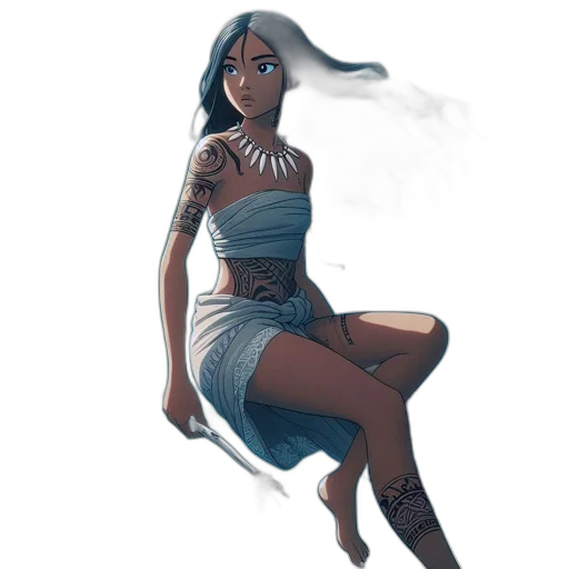dress, concept art, fantasy art, comic book art transparent PNG cut-out