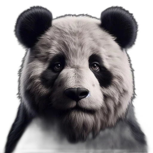 animal, face, creature, photorealistic transparent PNG cut-out