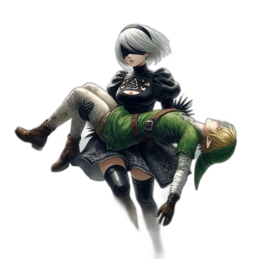 weapon, sword, jacket, dragon transparent PNG cut-out