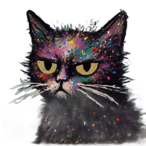 animal, mask, watercolor, photorealistic transparent PNG cut-out
