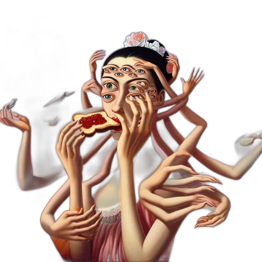 food, face, creature, mask transparent PNG cut-out