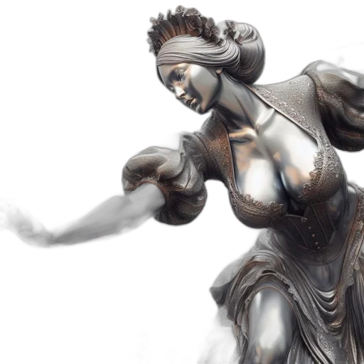 dress, concept art, fantasy art, 3d render transparent PNG cut-out