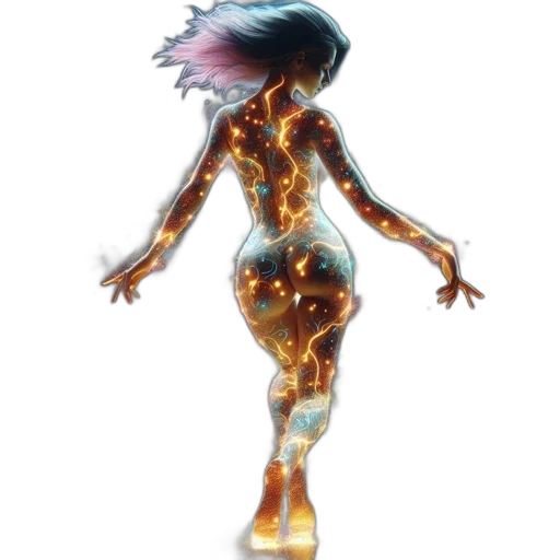 dress, jewelry, creature, hair transparent PNG cut-out
