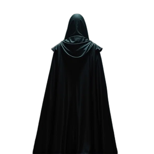dress, jacket, staff, mask transparent PNG cut-out