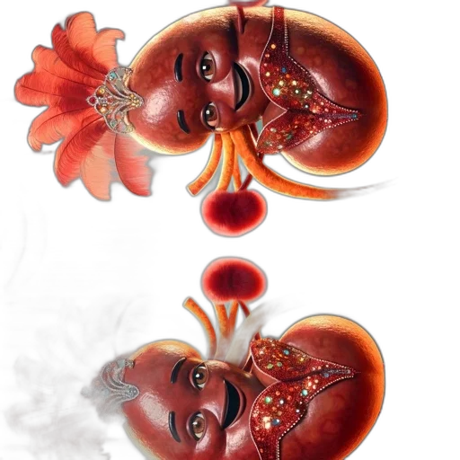 mask, jewelry, concept art, watercolor transparent PNG cut-out