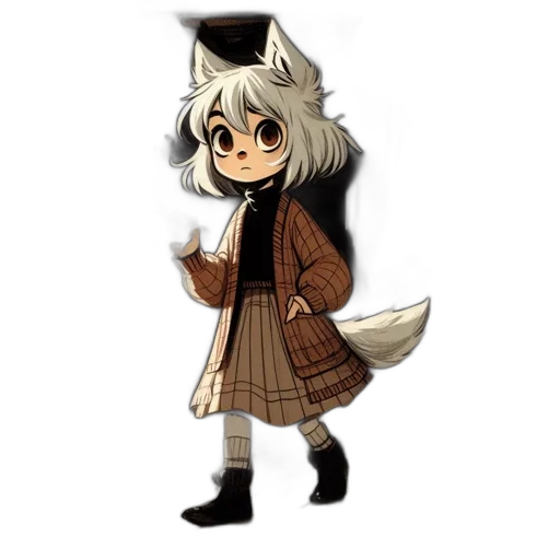 staff, animal, jacket, creature transparent PNG cut-out